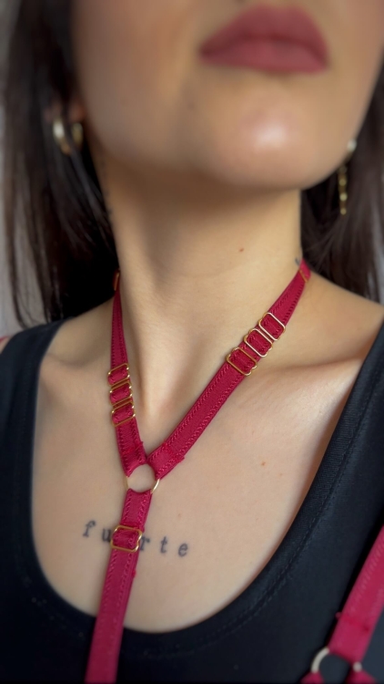 Body harness burgund