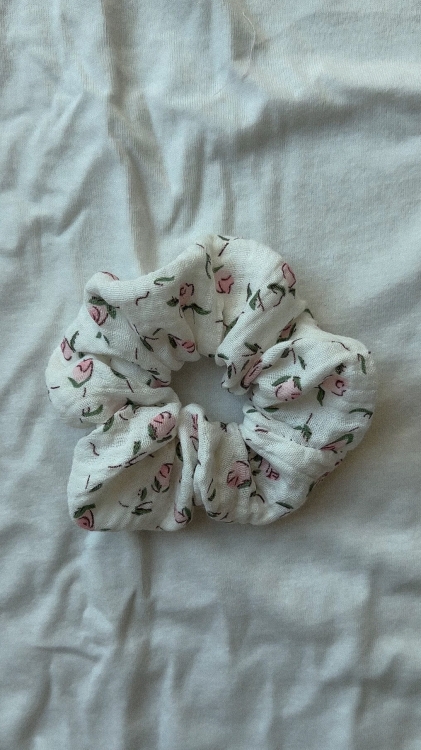 Scrunchie z muślinu