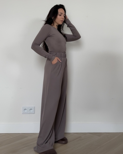 Spodnie z wiskozy Grey